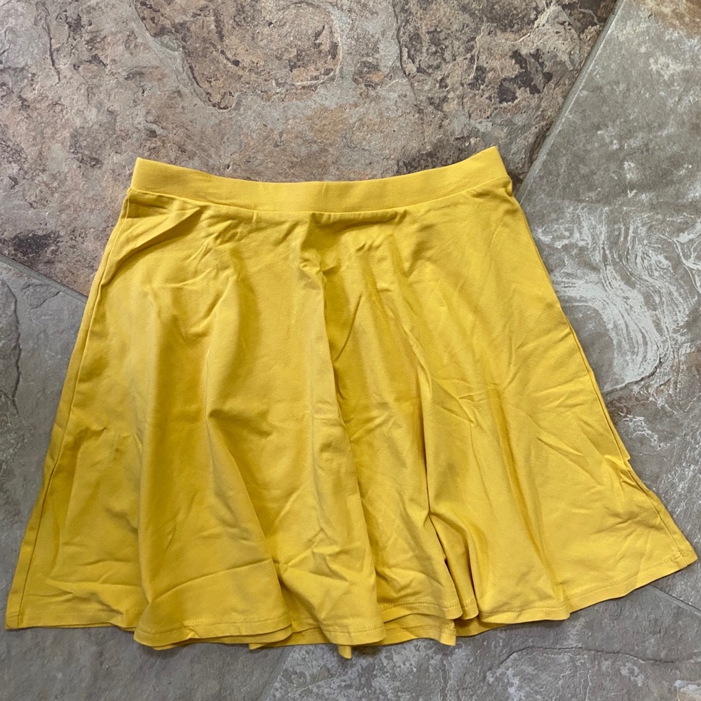 Basic Yellow Skirt